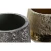 Vaso Centrotavola In Alluminio Raschiato