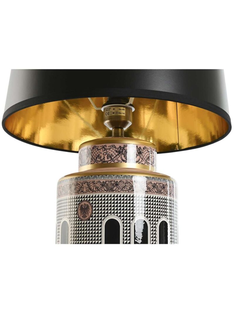 Lampada Da Tavolo In Porcellana Con Disegni Di Porte H68