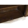 Mobile Buffet In Legno Naturale Di Mango Invecchiato Con Decorazione