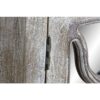 Mobile Buffet In Legno Naturale Di Mango Invecchiato Con Decorazione