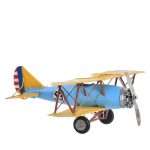 Decorazione in Metallo Aeroplanino Vintage