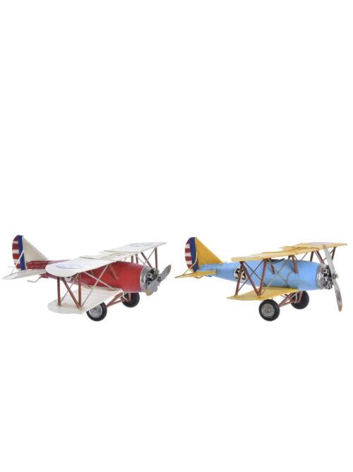 Decorazione in Metallo Aeroplanino Vintage