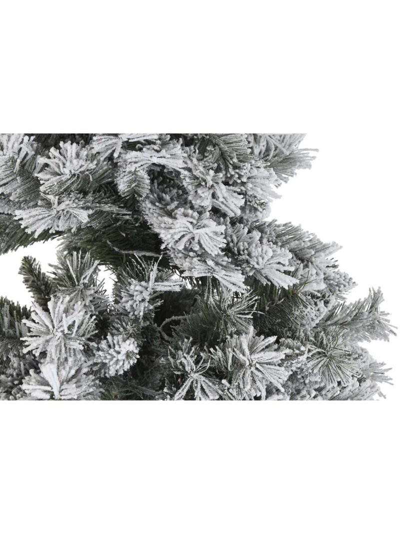 Albero Di Natale Innevato Con Luci Led 210 Cm