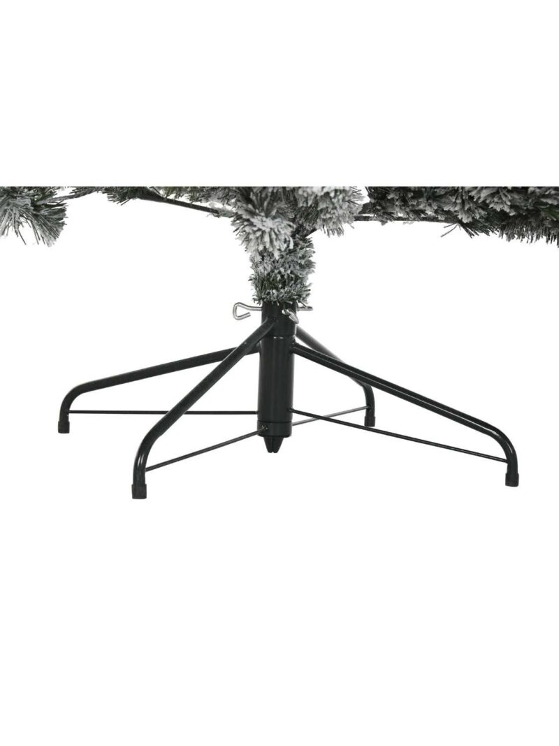Albero Di Natale Innevato Con Luci Led 210 Cm