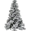 Albero Di Natale Innevato Con Luci Led 210 Cm