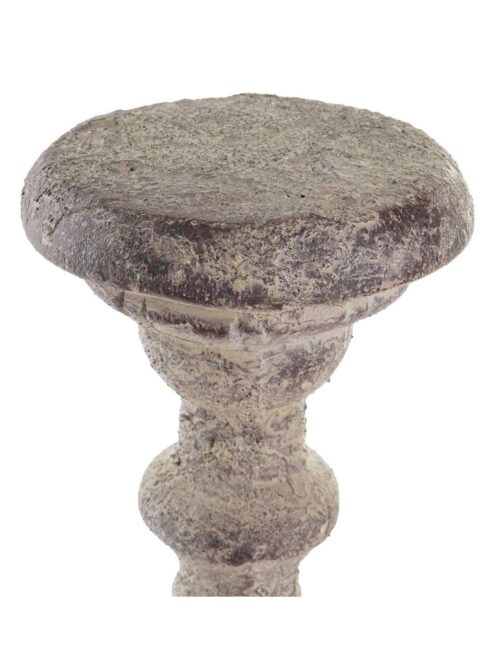 Candelabro Imponente in Resina Antichizzata