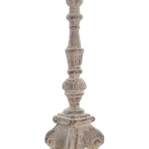 Candelabro Imponente in Resina Antichizzata
