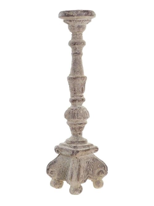 Candelabro Imponente in Resina Antichizzata