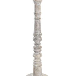 Candelabro Mango Invecchiato Decapato e Metallo