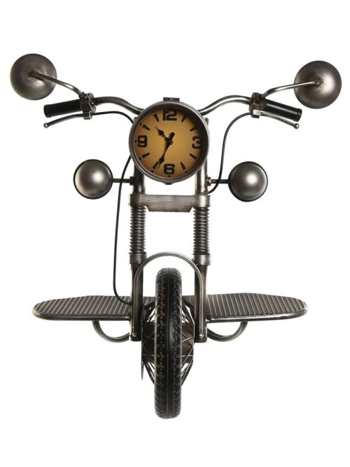 Orologio da Parete in Metallo Stile Moto Antica