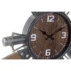 Orologio Da Parete Modello Elica Metallo E Legno