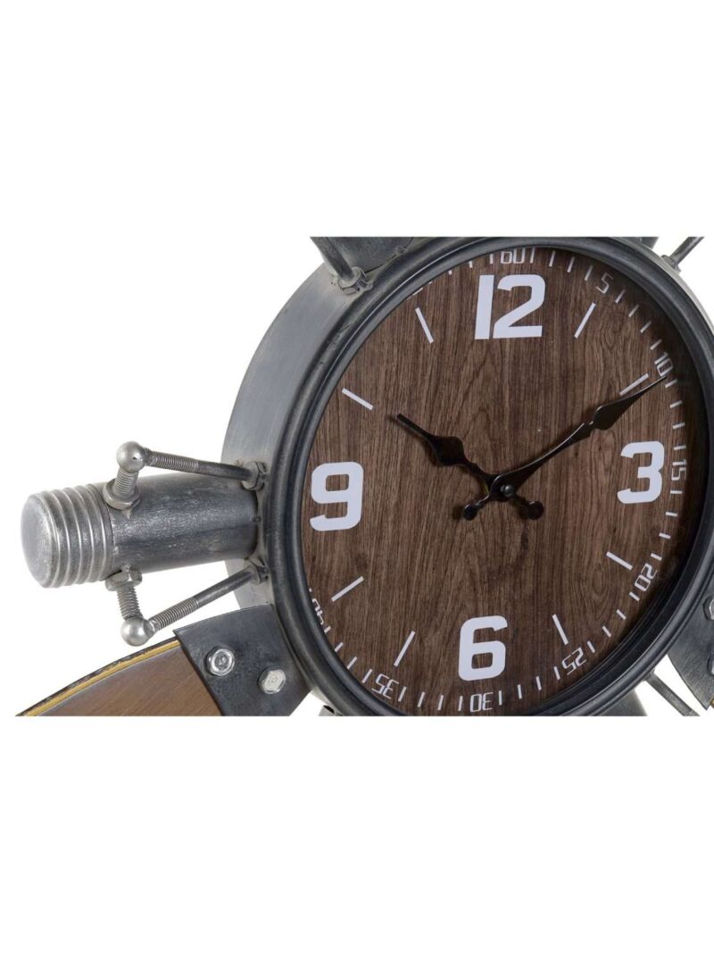 Orologio Da Parete Modello Elica Metallo E Legno