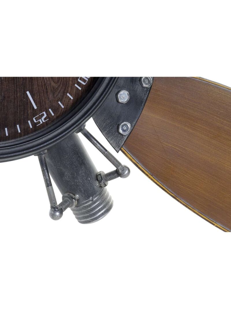 Orologio Da Parete Modello Elica Metallo E Legno