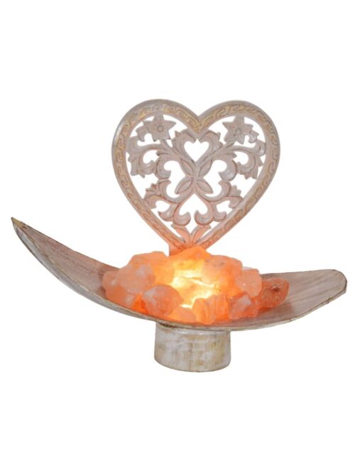 Braciere di Sale Cuore Bianco Decapato