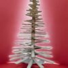 Albero Natale In Listelli Larice Naturale H190