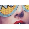 Quadro Figura Di Donna Pitturato A Mano In Stile Pop Moderno