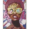 Quadro Figura Di Donna Pitturato A Mano In Stile Pop Moderno