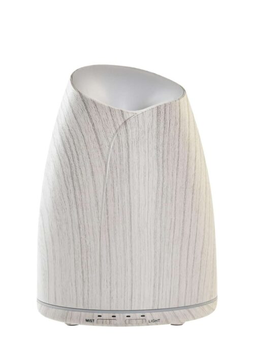 Aroma Diffusore Led 500ml Legno Bianco