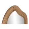 Specchio In Rattan Naturale A Forma Irregolare