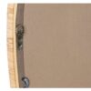 Specchio In Rattan Naturale Verticale A Forma Irregolare