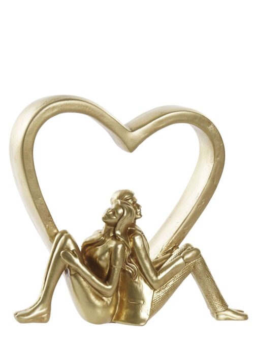 Decorazione da Tavolo Coppia Innamorati in Cuore