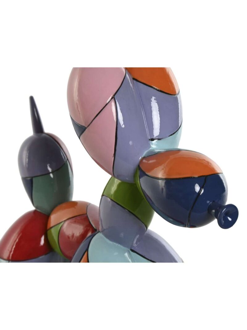 Cane Stilizzato Multicolore Stile Moderno 31X12X27