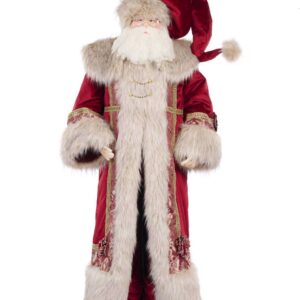 Imponente Figura Decorativa di Santa Claus