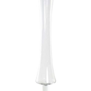 Vaso Monofiore in Cristallo Trasparente