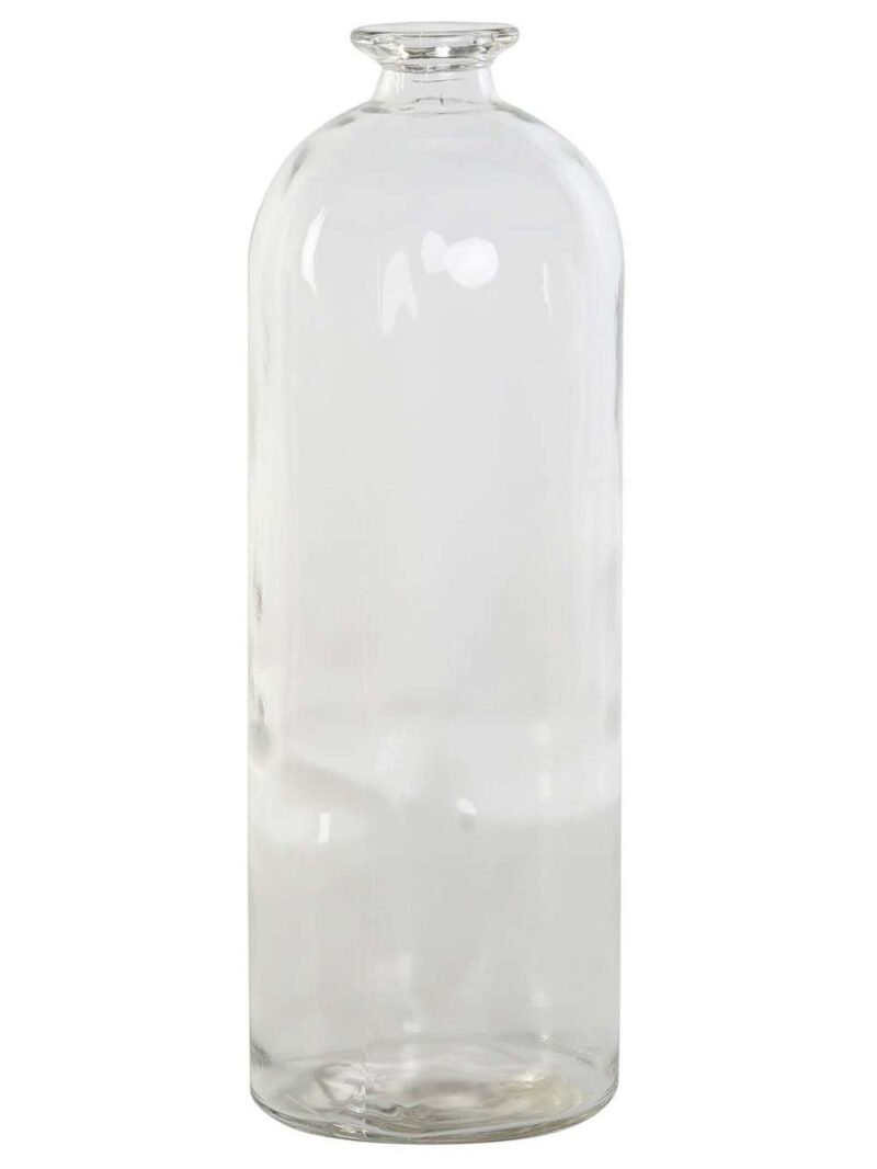 Vaso Giara In Vetro Riciclato Trasparente H43