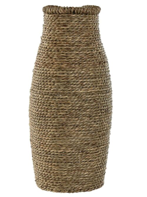 Vaso in Corda di Fibra Naturale Avvolta h40