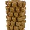 Vaso In Ceramica Beige Con Motivo Di Frutta