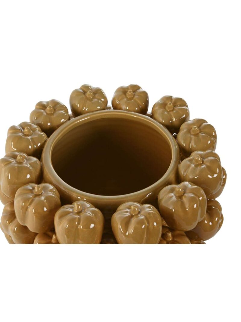 Vaso In Ceramica Beige Con Motivo Di Frutta H20