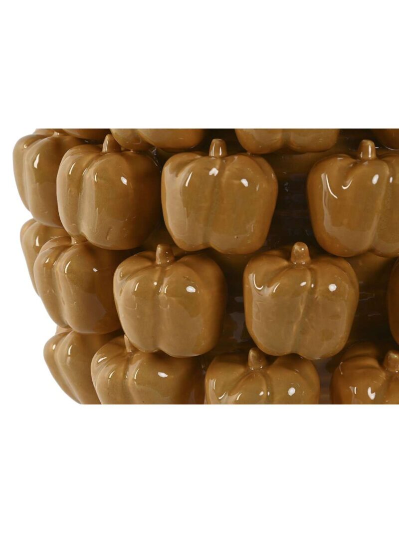 Vaso In Ceramica Beige Con Motivo Di Frutta H20