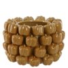 Vaso In Ceramica Beige Con Motivo Di Frutta H20