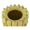 Vaso In Ceramica Giallo Con Motivo Di Banane