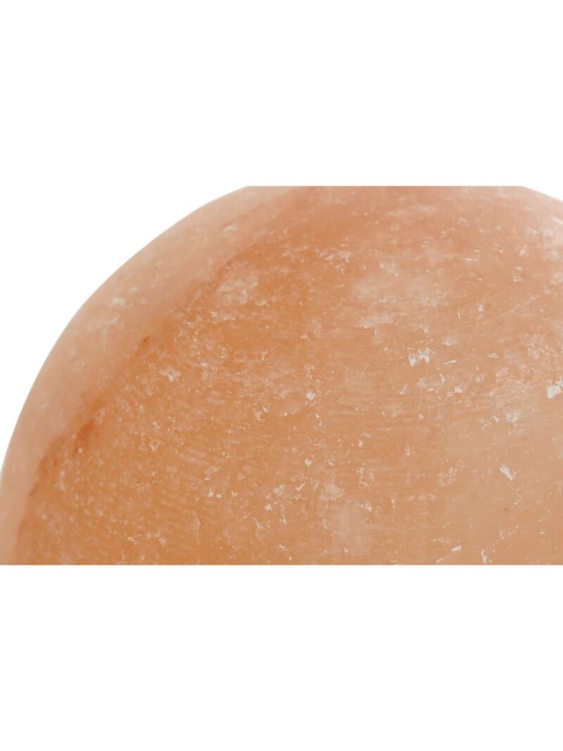 Lampada Sfera Di Sale Dell'Himalaya Base Su Legno