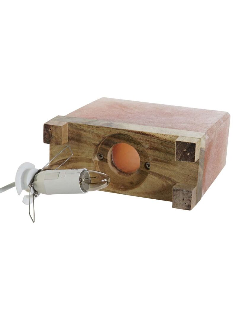 Lampada Da Tavolo Rettangolare In Sale Dell'Himalaya