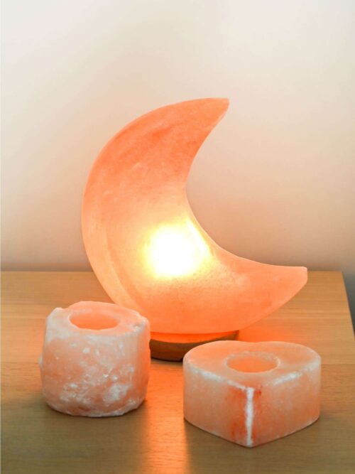 Lampada da Tavolo Luna in Sale dell'Himalaya