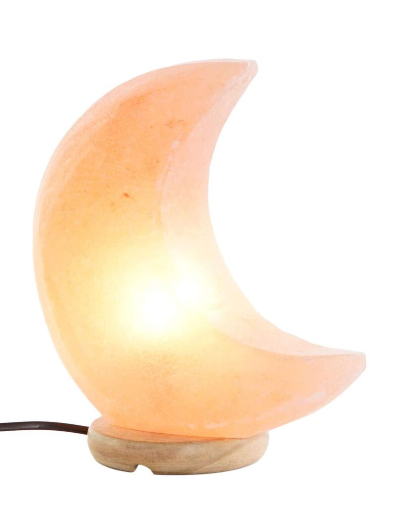 Lampada Da Tavolo Luna In Sale Dell'Himalaya