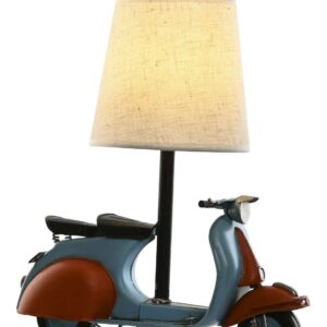Lampada da Tavolo Vespa Vintage con Paralume Lino
