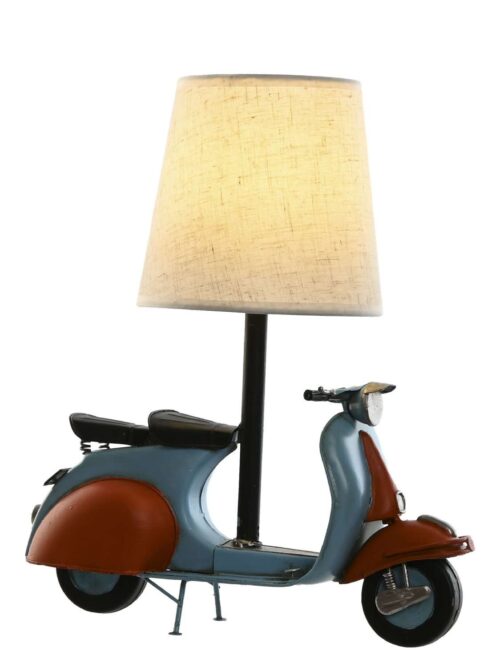 Lampada da Tavolo Vespa Vintage con Paralume Lino
