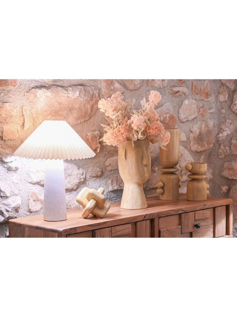 Vaso Viso In Resina Effetto Legno H31