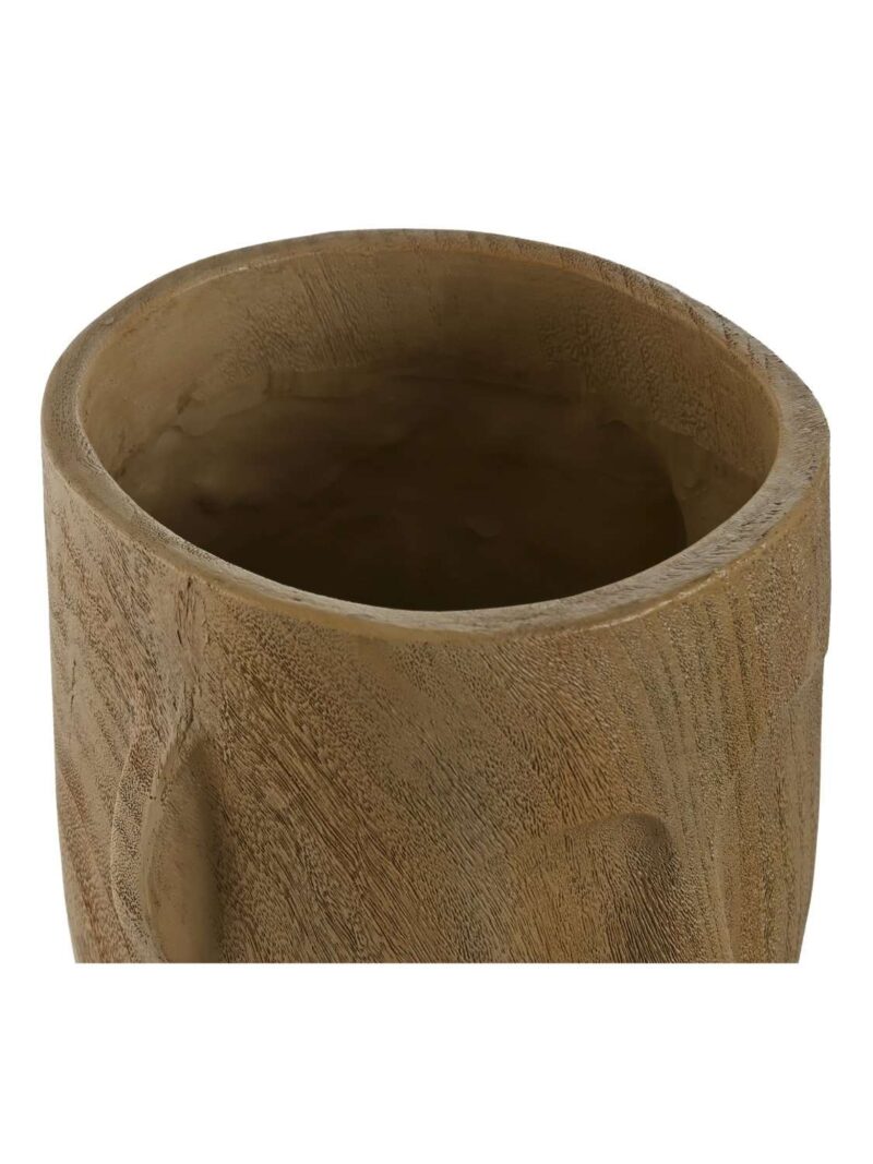 Vaso Viso In Resina Effetto Legno H31