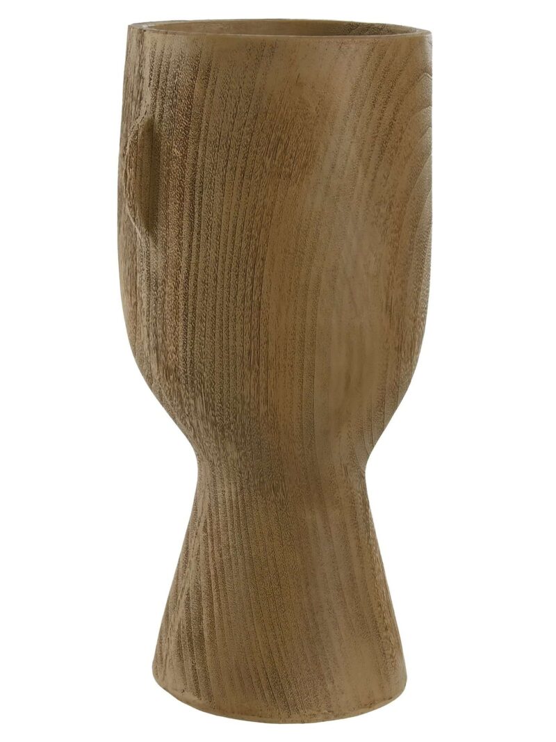 Vaso Viso In Resina Effetto Legno H31