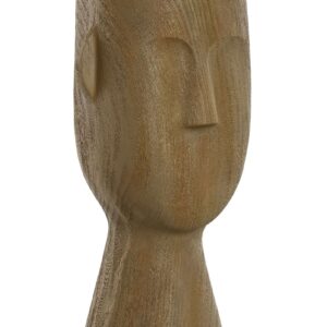Vaso Viso in Resina Effetto Legno h31