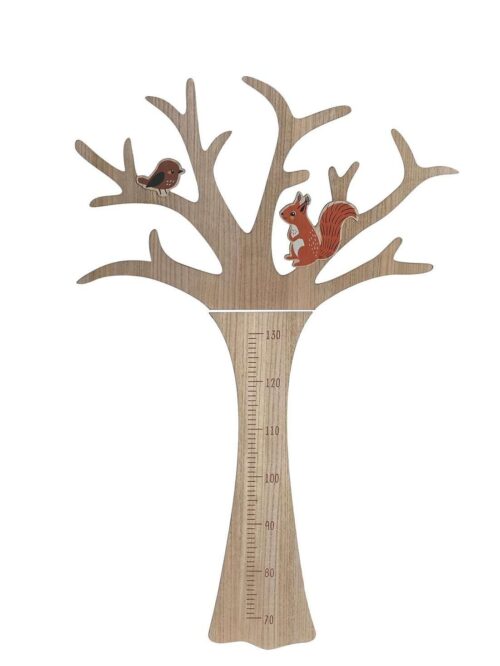 Metro da Parete per Bambini in Legno Decorato