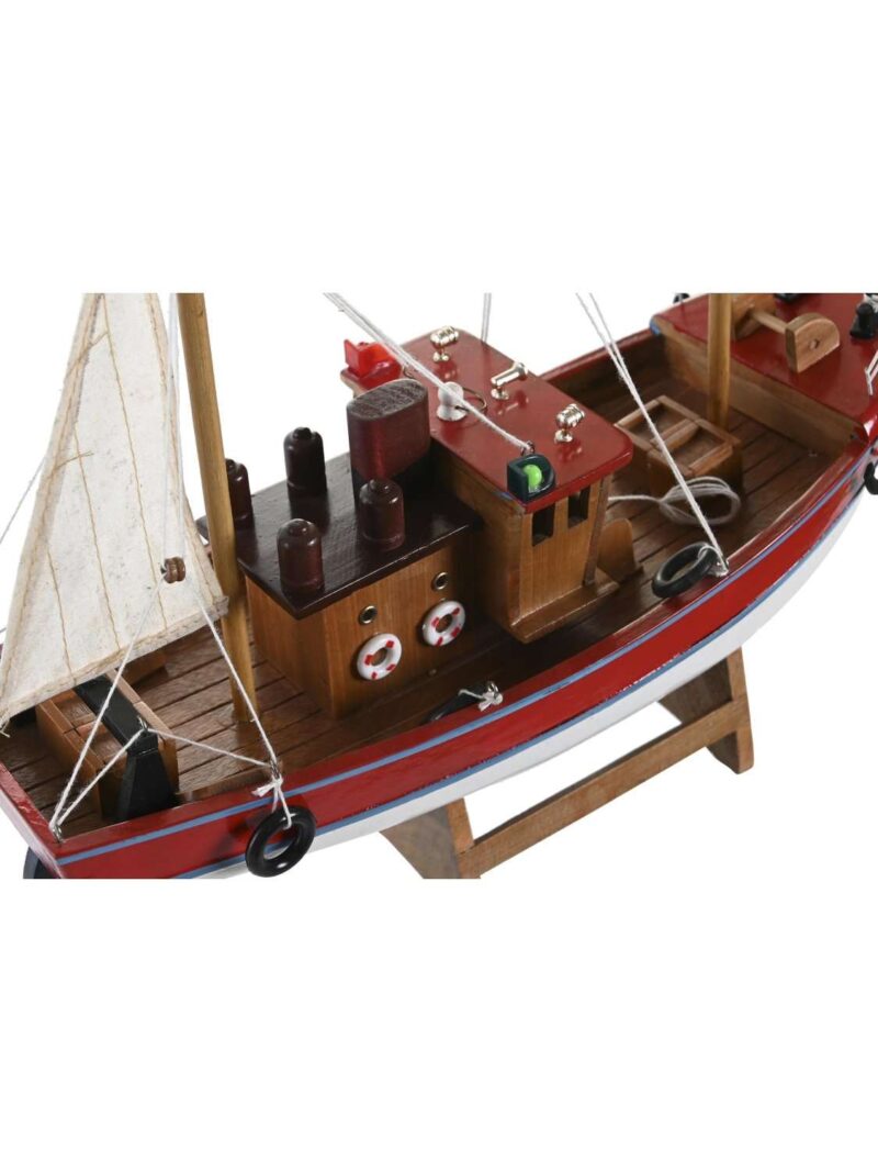 Modellino Barca In Legno Vintage