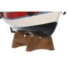 Modellino Barca In Legno Vintage