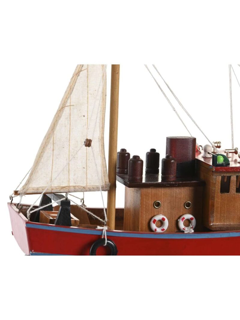 Modellino Barca In Legno Vintage