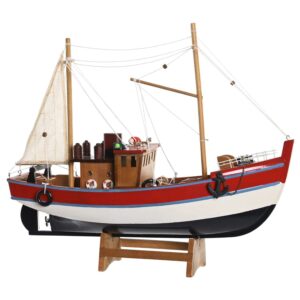 Modellino Barca in Legno Vintage